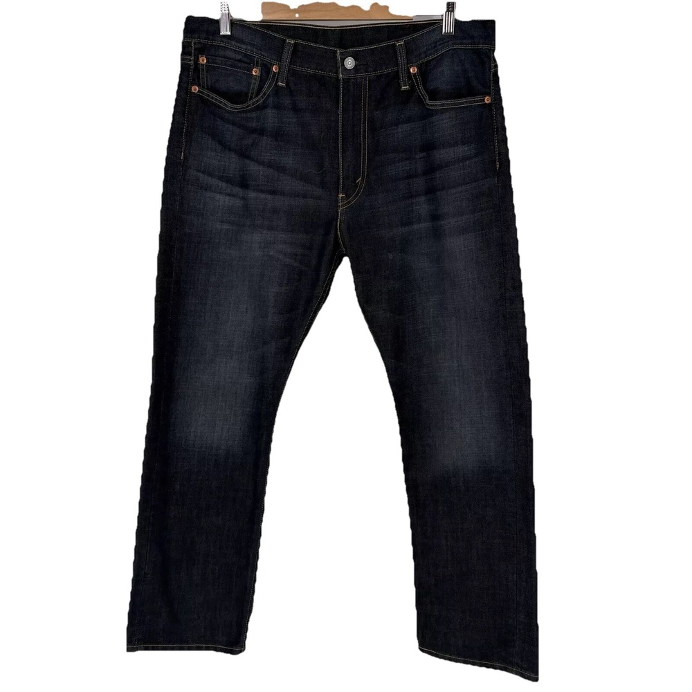 Levis Mens 513 Slim Straight Jeans 38x30 Bowman Lake Medium Wash Stretch Classic